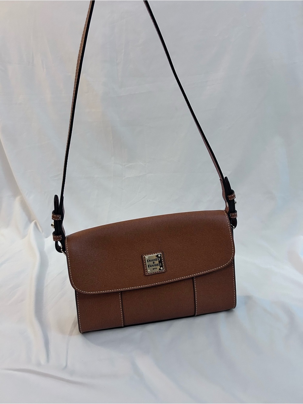 Dooney & Bourke Brown Leather Shoulder Bag